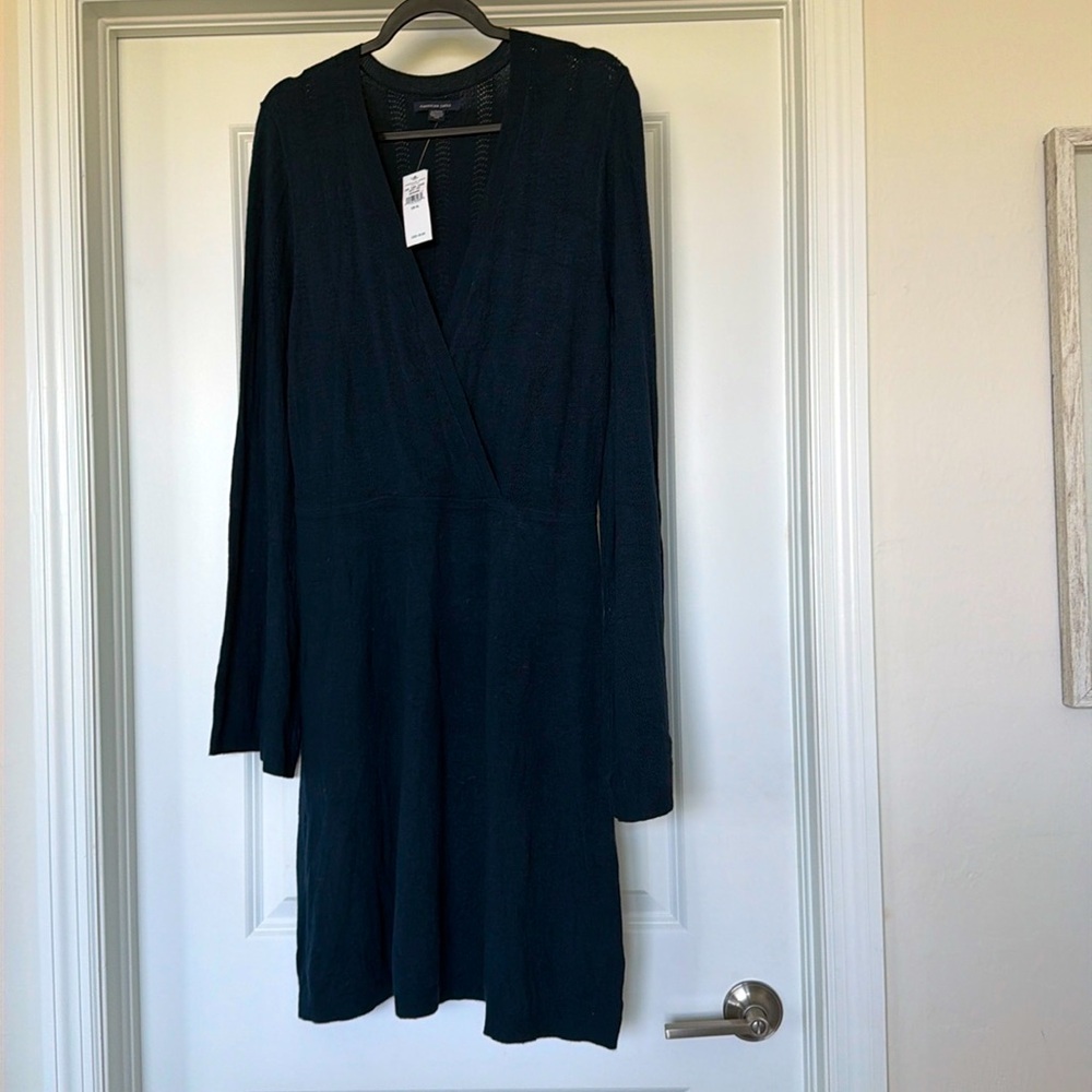 American Eagle Dark Teal Sweater Mini Dress *NWT* XL